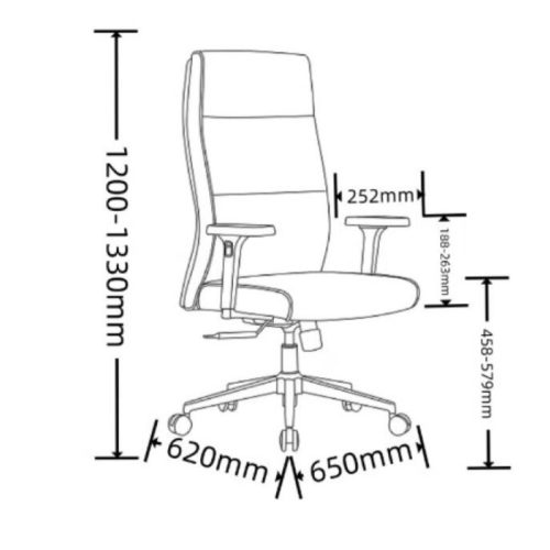 SILLA EJECUTIVA RMA-STE-2155 - Imagen 6