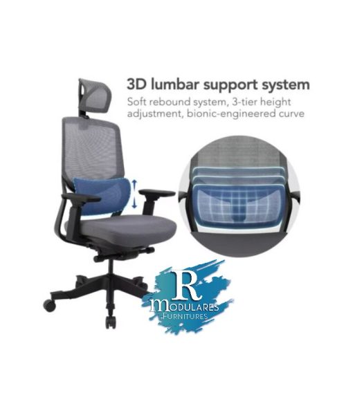 SILLA EJECUTIVA RMA-ZMF-S5-NG - Imagen 3